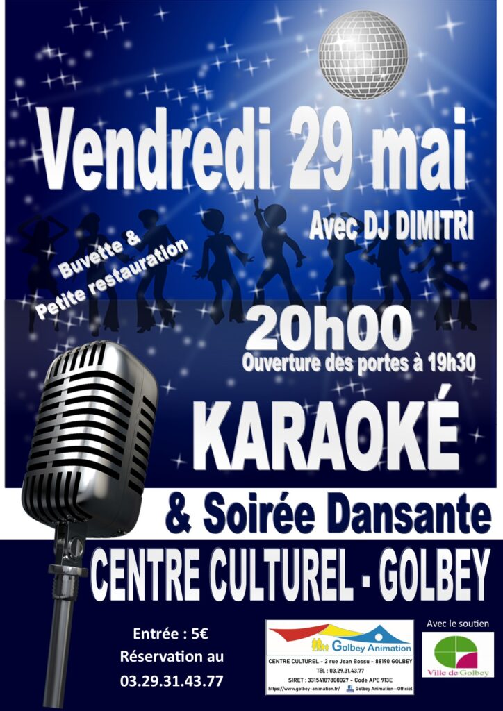 Soirée d'ambiance : Karaoké et dansante
